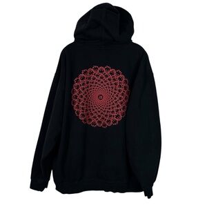 Spitfire Skateboards Black Flame Smiley The End. Graphic Hoodie XL Skater Retro